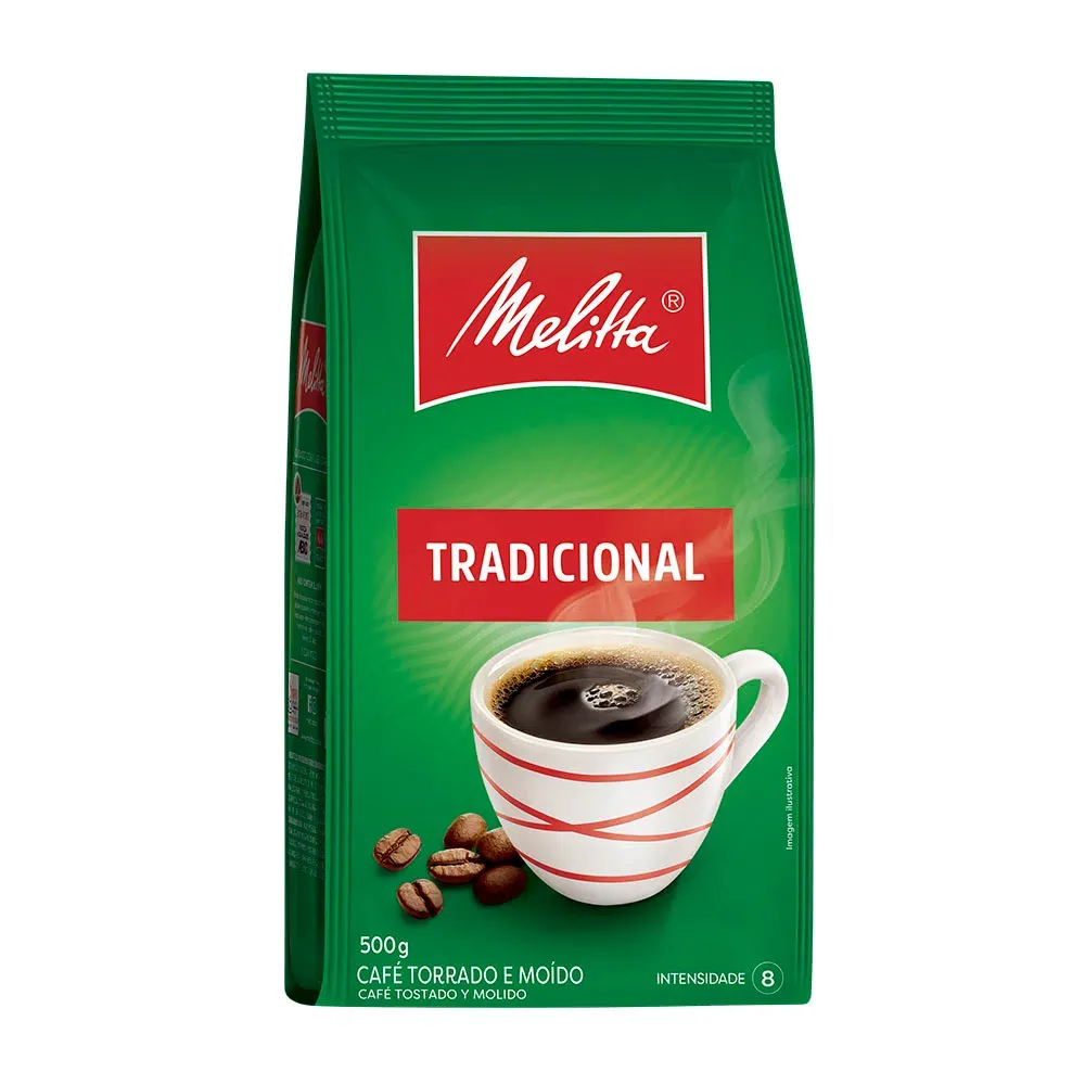 Café Melitta tradicional torra Média 500g