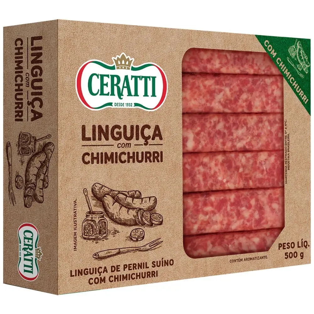 Linguiça Pernil Suíno Chimichurri Ceratti 500g - 9LTAJV1Y